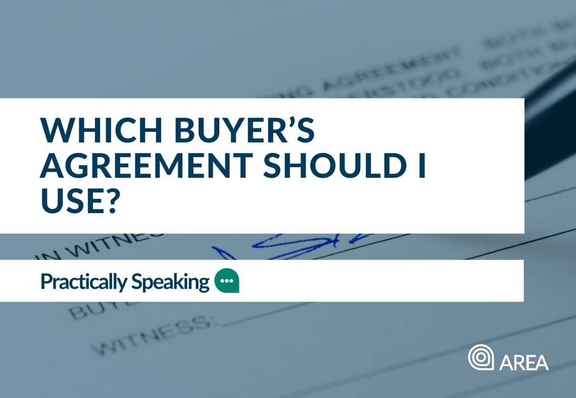 Which Buyer’s Agreement should I use?